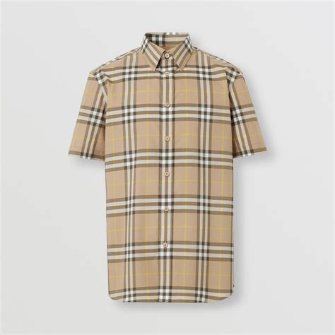 camicia burberry manica corta|Scopri la nuova collezione di camicie Burberry uomo su FARFETCH.